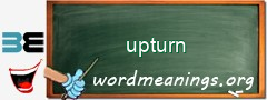 WordMeaning blackboard for upturn